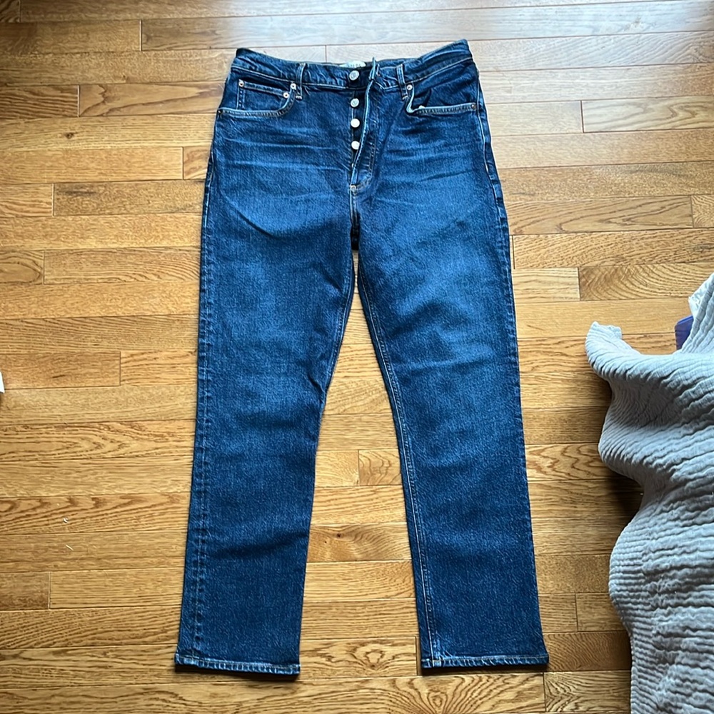 Agolde Riley Organic Cotton Ankle length jeans